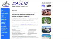 Desktop Screenshot of ica2010sydney.org